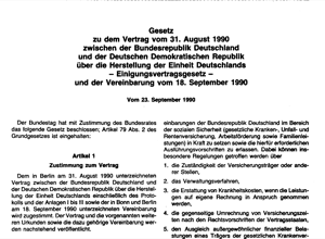 Verträge zur Wiedervereinigung (1990)